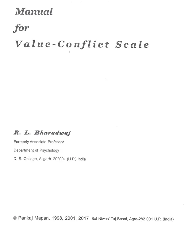 Value Conflict Scale (VCS)