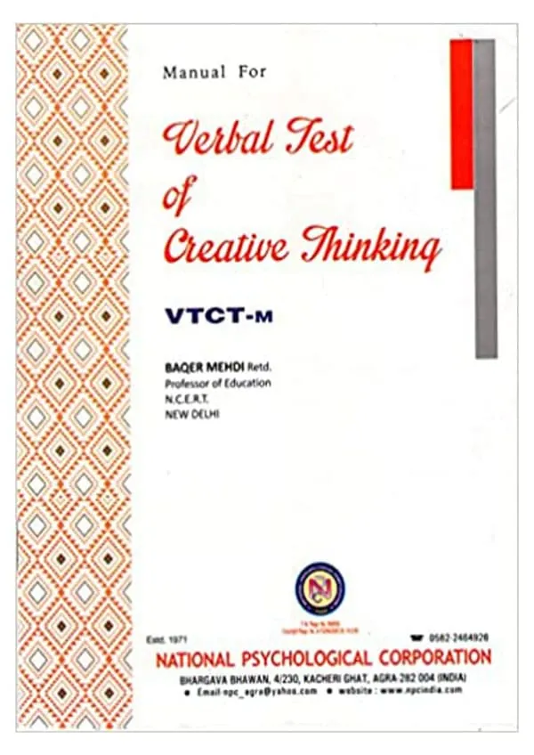 Verbal Test of Creative Thinking (TCW)