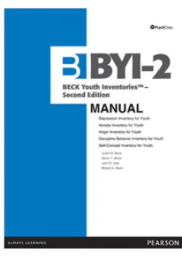 Beck Youth Inventories 2nd Ed.(BYI-II)