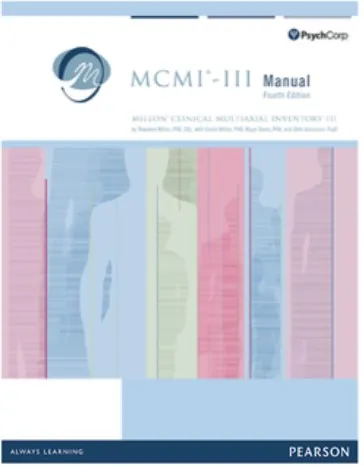 Millon® Clinical Multiaxial Inventory-III (MCMI III) Starter Kit