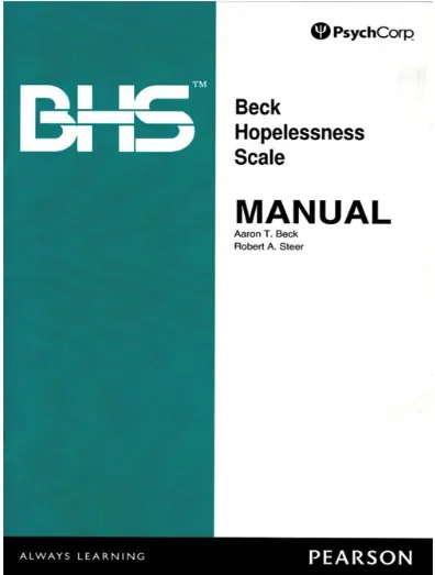 Beck Hopelessness Scale (BHS)