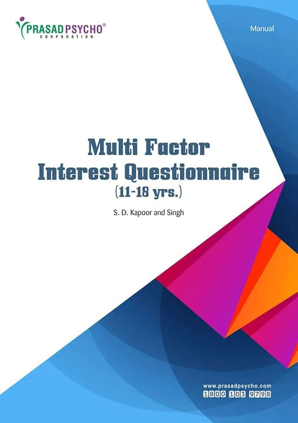 Multi Factor Interest Questionnaire ( 11-18 yrs)
