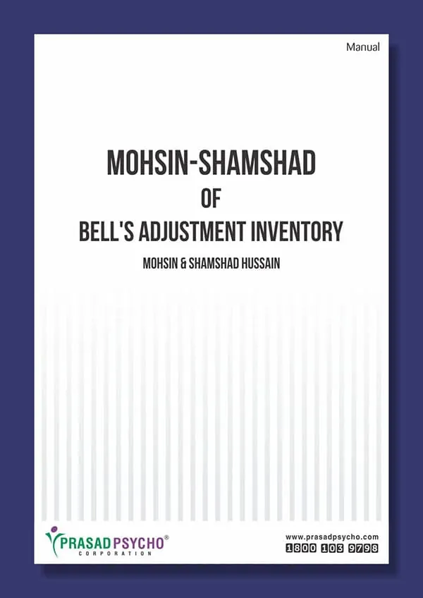 Mohsin-Shamshad of Bell's Adjustment Inventory - ( 16-20 yrs)