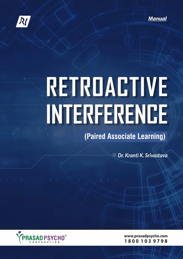 Retroactive Interfererence(Paired Assiciate Learning)