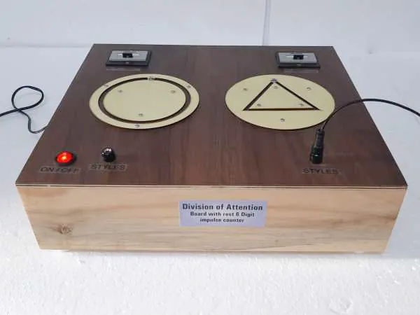 Division of Attention Board with reset 6 digit Impulse counter