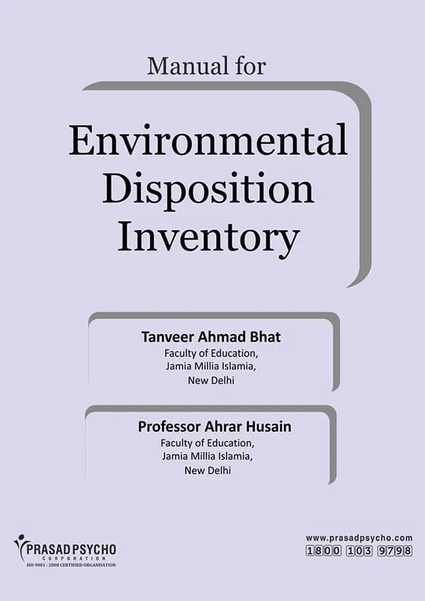 Enviormental Disposition Inventory