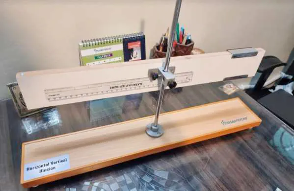 Horizontal Vertical Illusion Muller Lyer Apparatus.