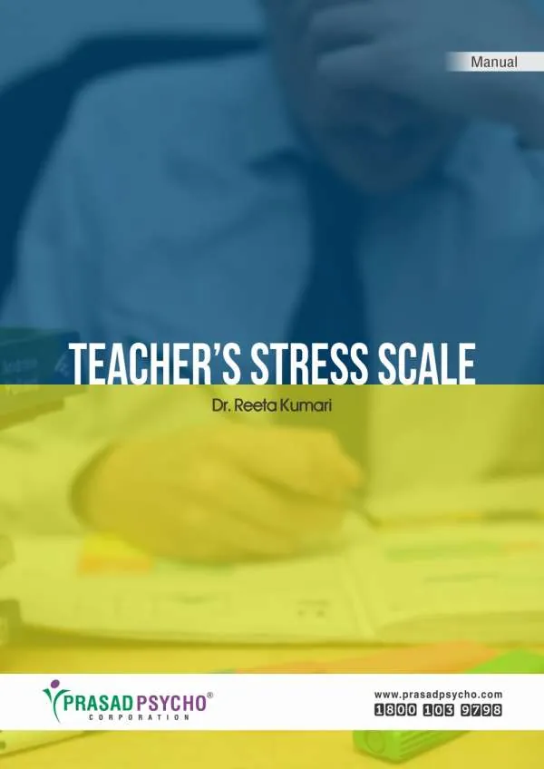 Teacher’s Stress Scale