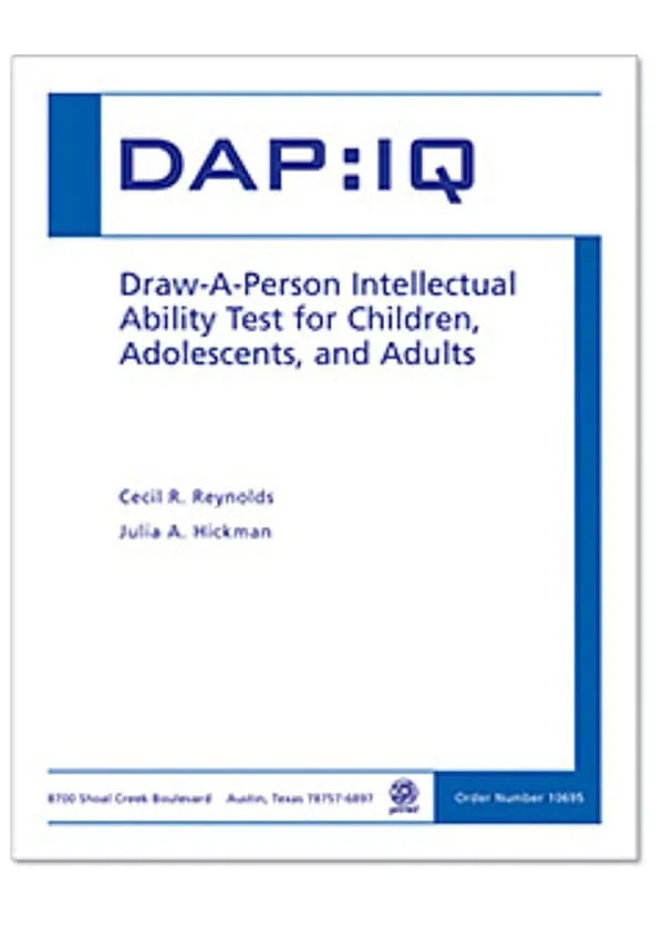 Draw-A-person Intellectual Ability Test for Children Adolescents and Adults (DAP:IQ)