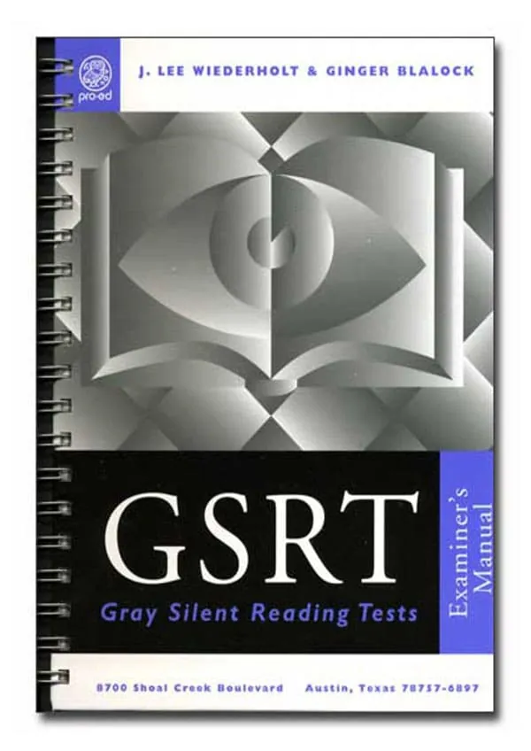 Gray Silent Reading Tests (GSRT)