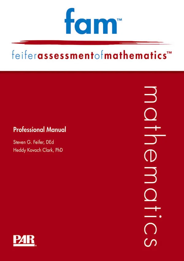 Feifer Assessment of Mathematics (FAM) Comprehensive Kit