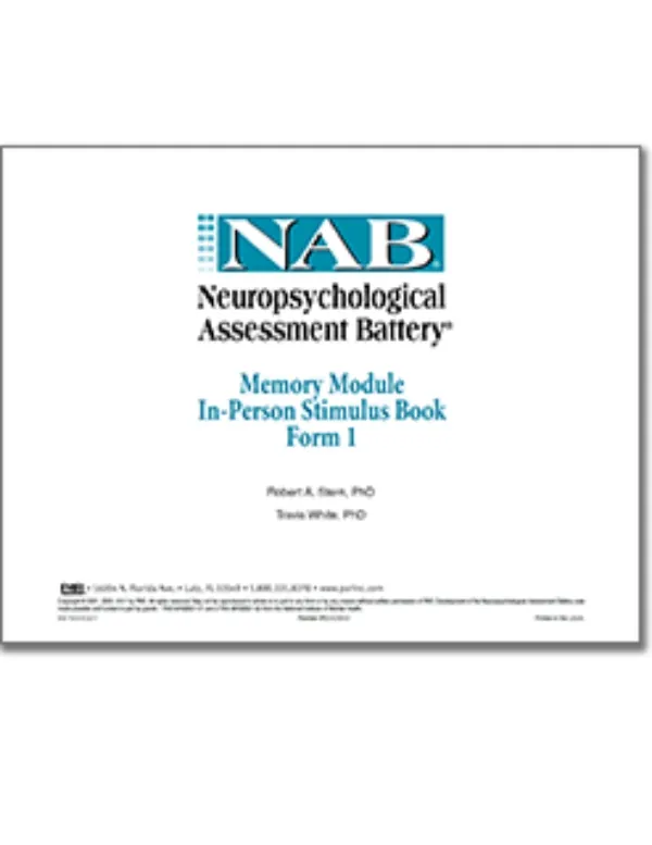 Neuropsychological Assessment Battery® (NAB®) Memory Module Combination Kit–Forms 1 and 2