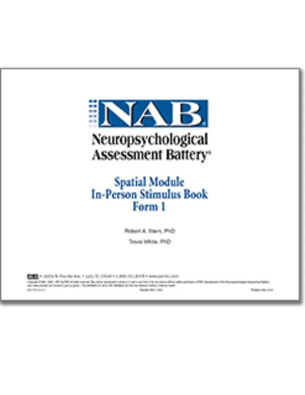 Neuropsychological Assessment Battery® (NAB®) Spatial Module Kit