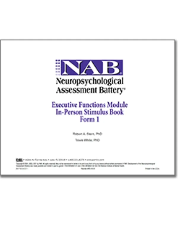 Neuropsychological Assessment Battery® (NAB®) Executive Functions Module Kit