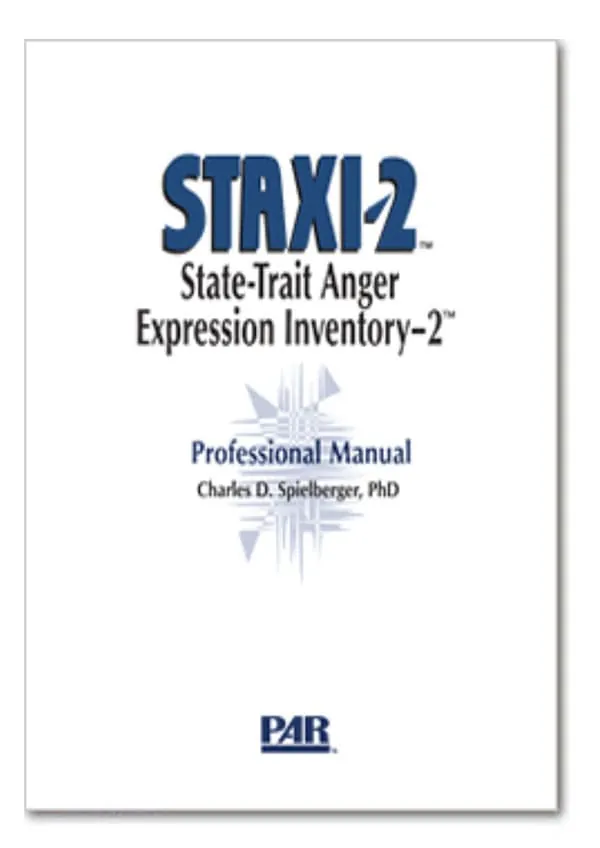 State-Trait Anger Expression Inventory-2™ (STAXI-2)