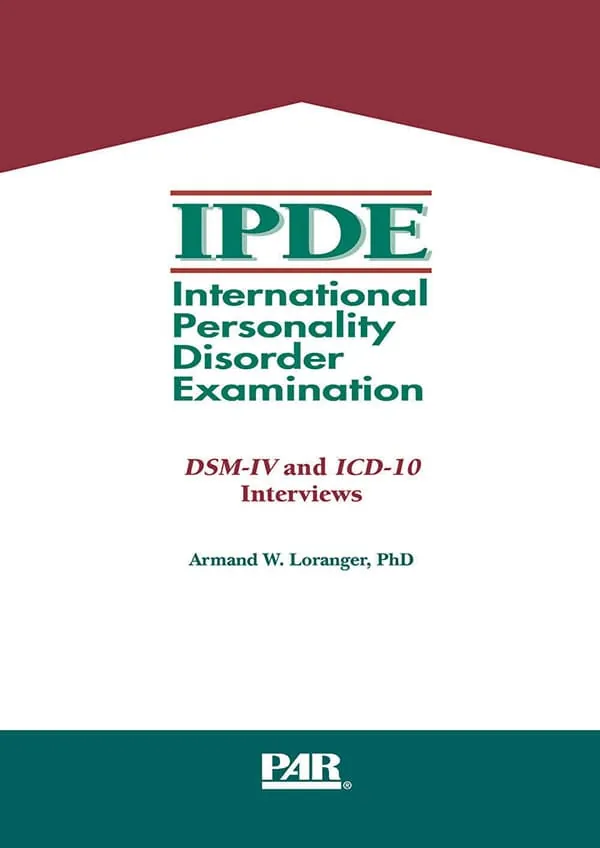 International Personality Disorder Examination (IPDE) ICD-10 Module