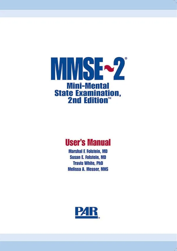 Mini-Mental® State Examination, 2nd Edition™ (MMSE®-2™) Standard Version Kit