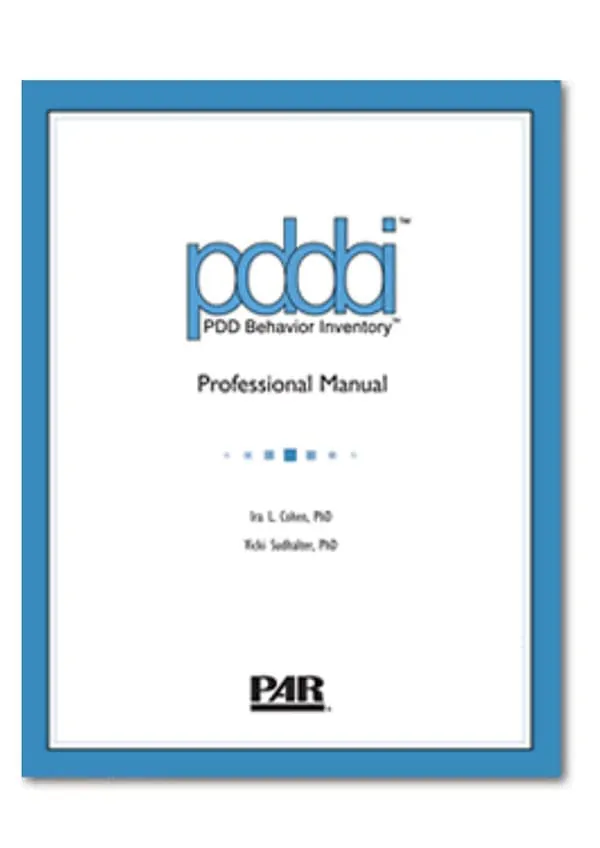 PDD Behavior Inventory (PDDBI) Comprehensive Kit