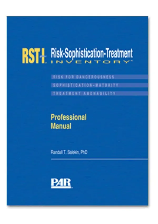 Risk-Sophistication-Treatment Inventory