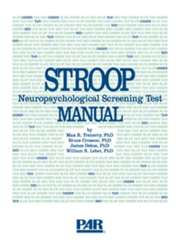 Stroop Neuropsychological Screening Test (SNST)