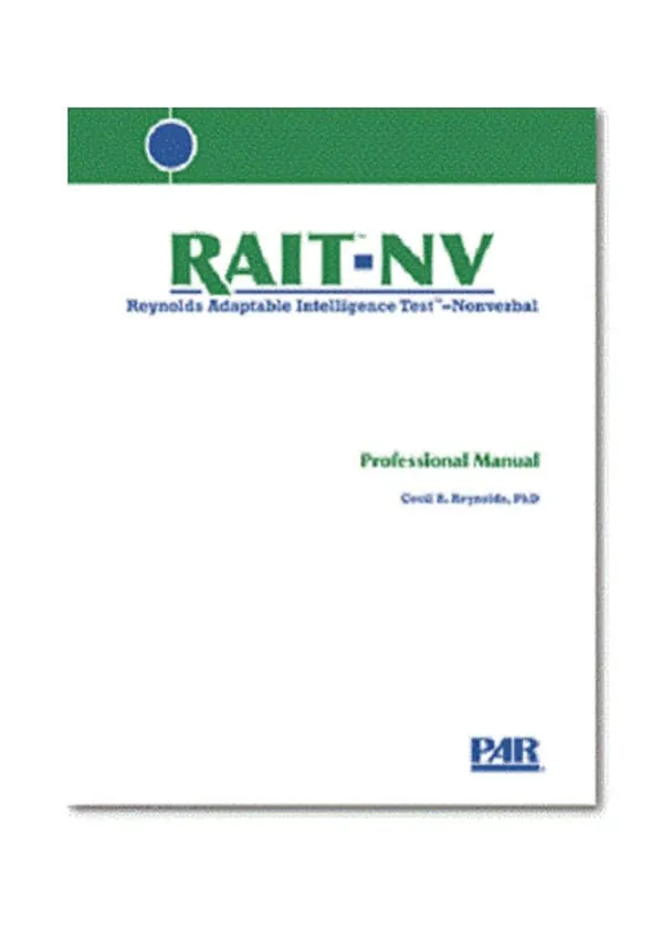 RAIT™-NV Reynolds Adaptable Intelligence Test™–Nonverbal