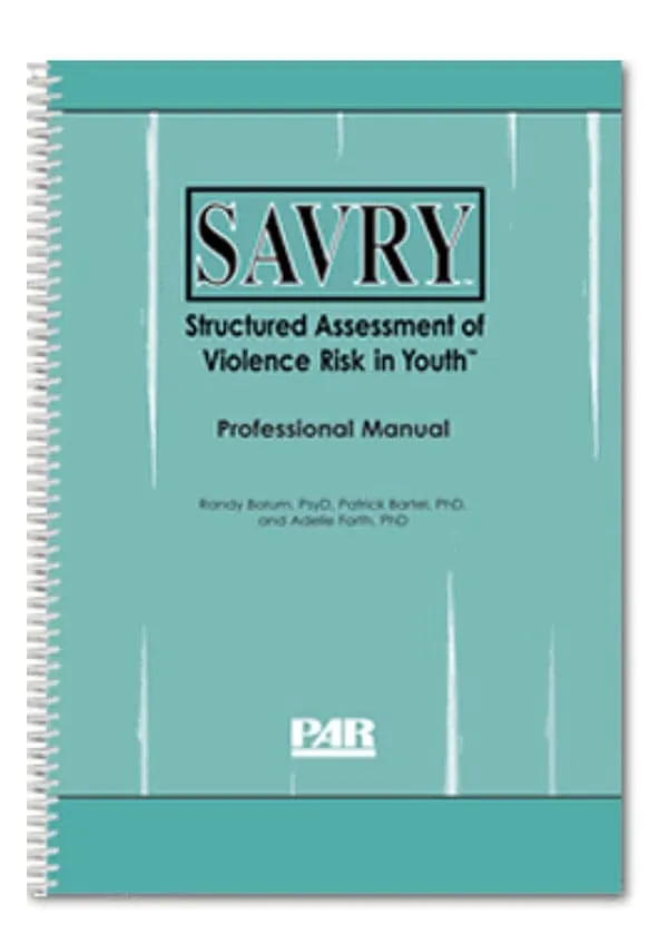 Structured Assessment of Violence Risk in Youth (SAVRY™)