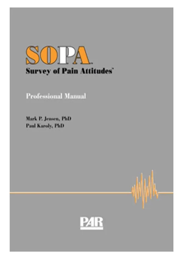 Survey of Pain Attitudes (SOPA)