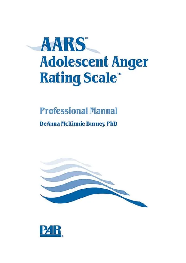 Adolescent Anger Rating Scale™ (AARS™)