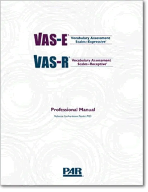 Vocabulary Assessment Scales–Expressive® and Vocabulary Assessment Scales–Receptive®(VAS)VAS Form A Combo Print Kit