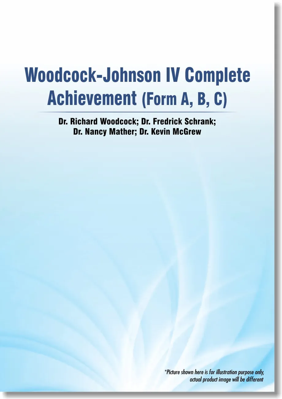 Woodcock-Johnson IV Complete Achievement (Form A, B, C)