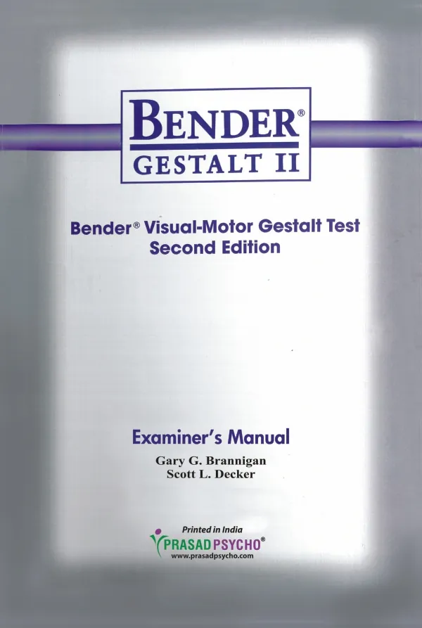 Bender Visual-Motor Gestalt Test - Second Edition (BGT - II)