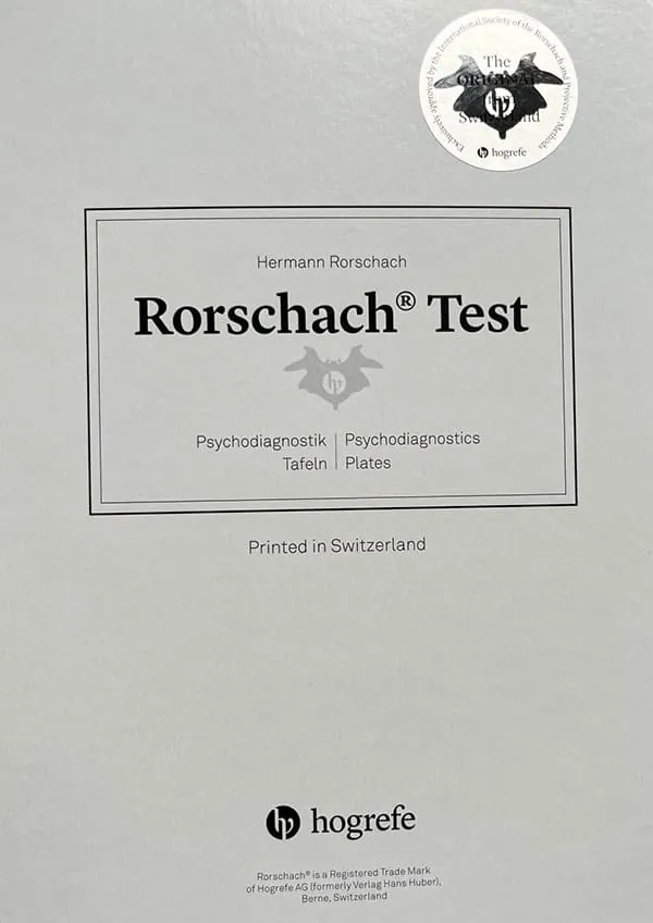 Rorschach Ink Blot Psychodiagnostic Test Plates