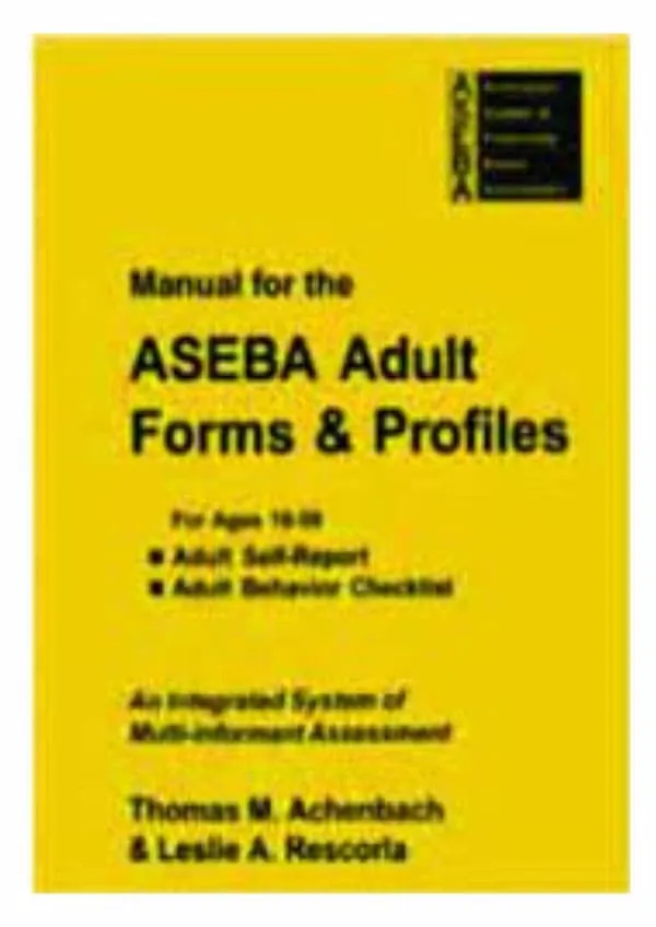 ASEBA Adult (Age Range 18 - 59) Computer-Scoring Starter Kit
