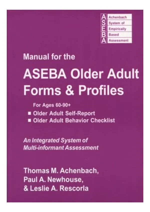 ASEBA Older Adult (Age Range 60 - 90+) Hand-Scoring Starter Kit