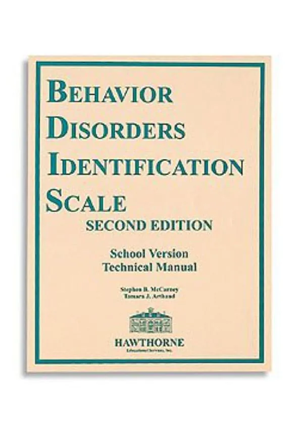 Behavior Disorders Identification Scale Second Edition: Renormed (BDIS-2:R)