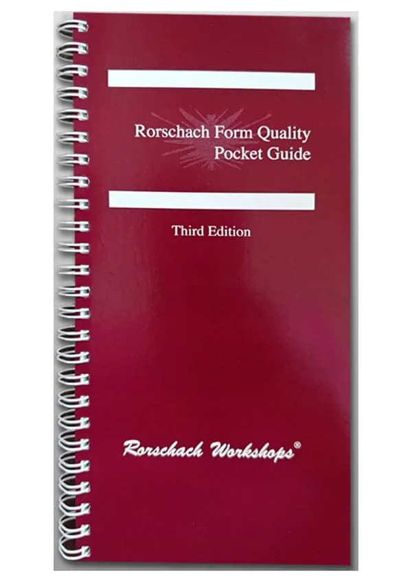 Rorschach Form Quality Pocket Guide, 3rd Ed.