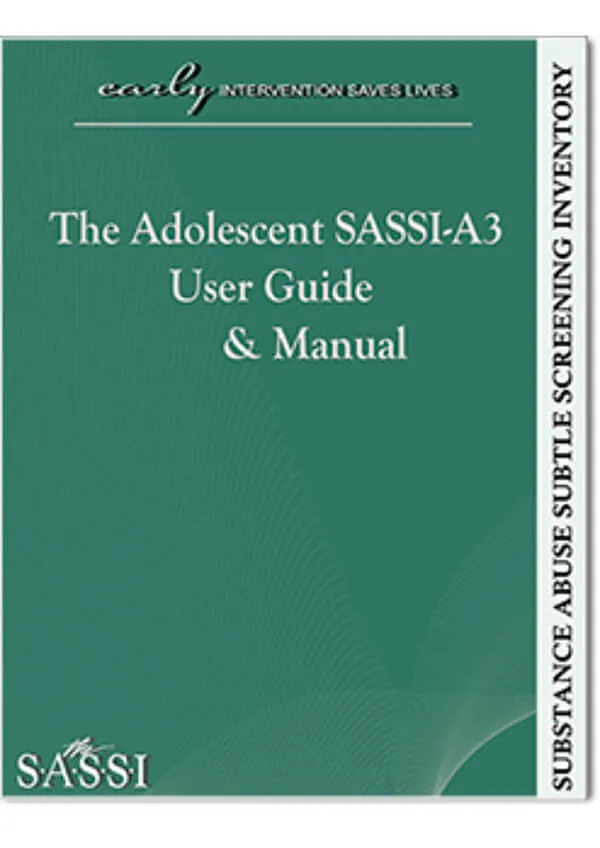 Adolescent Substance Abuse Subtle Screening Inventory (SASSI-A3)