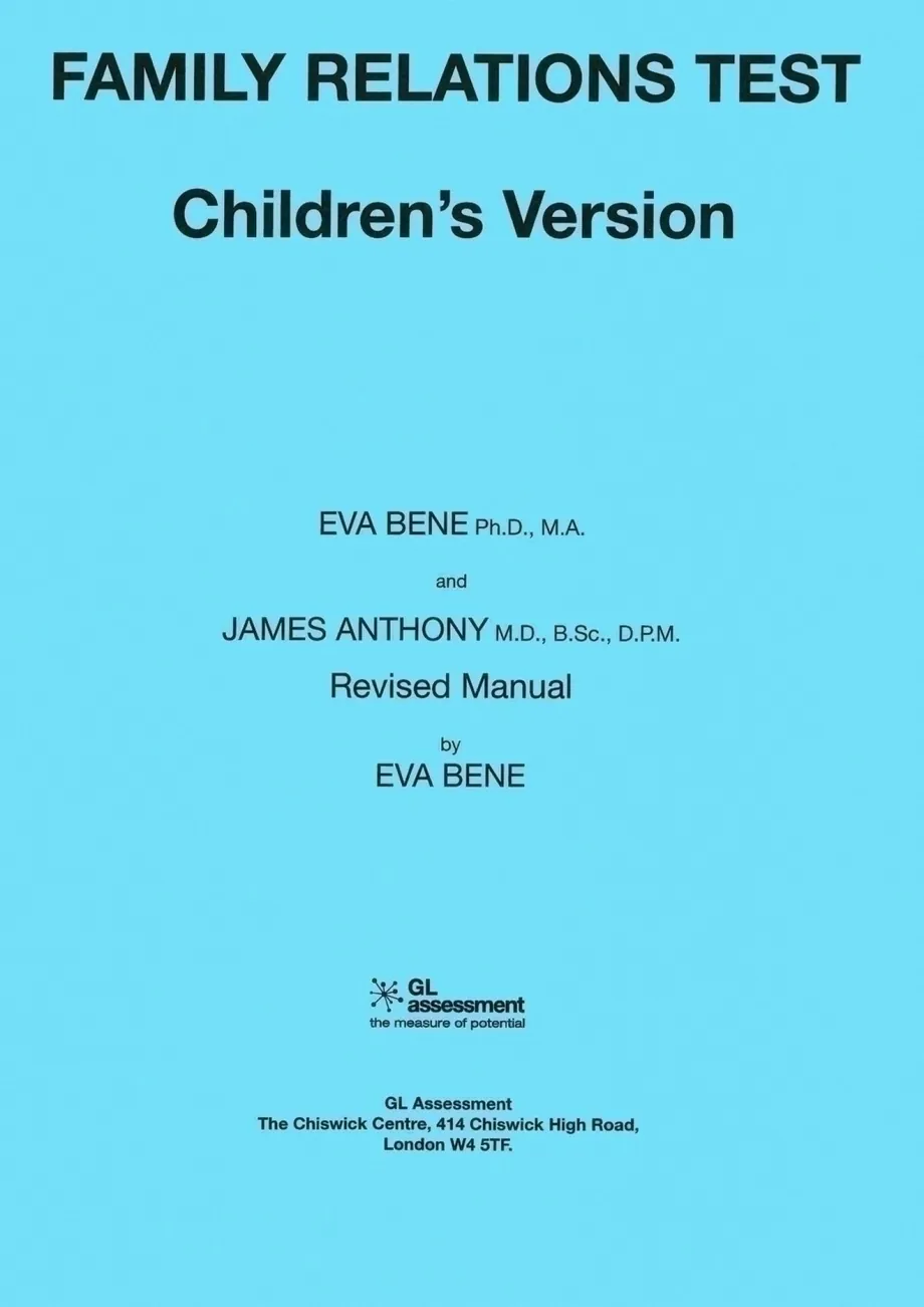 Family Relations Test: Children's Version (FRTC)