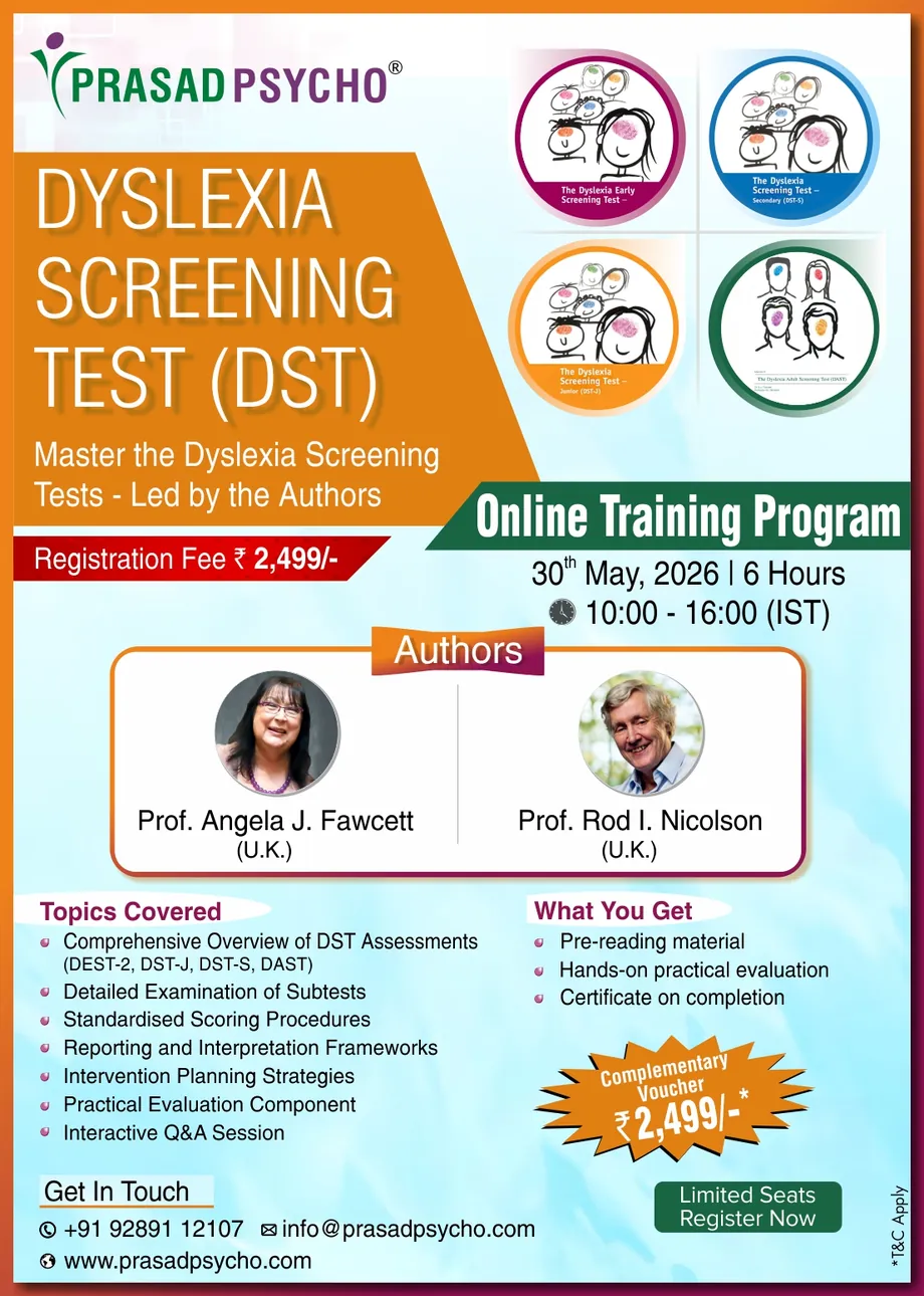 Dyslexia Screening Test Training Program